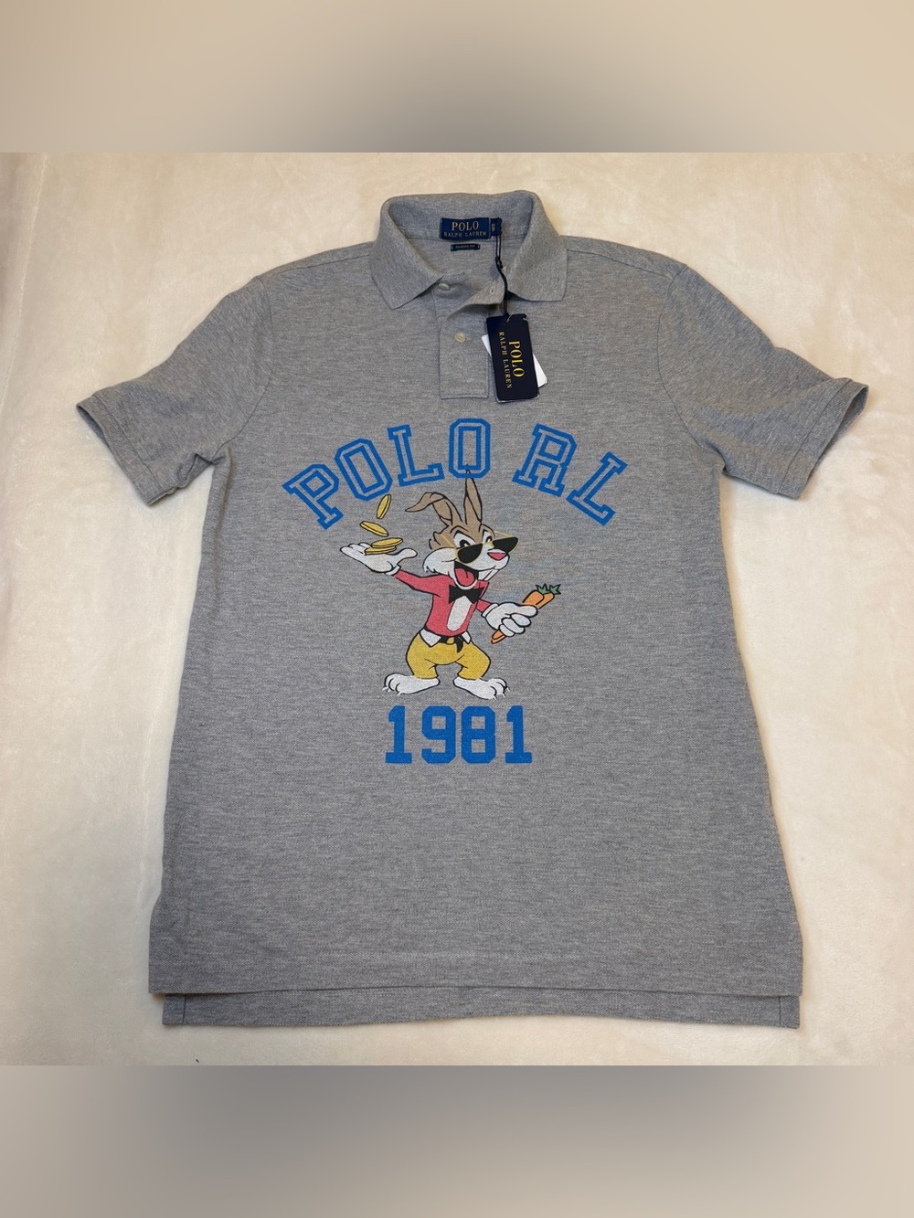 Polo Ralph Lauren Men's Lunar New Year Rabbit Shirt Size XS